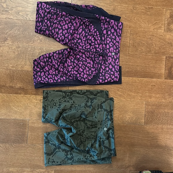 Lululemon work out capris and leggings set. Size 4 - Picture 6 of 7